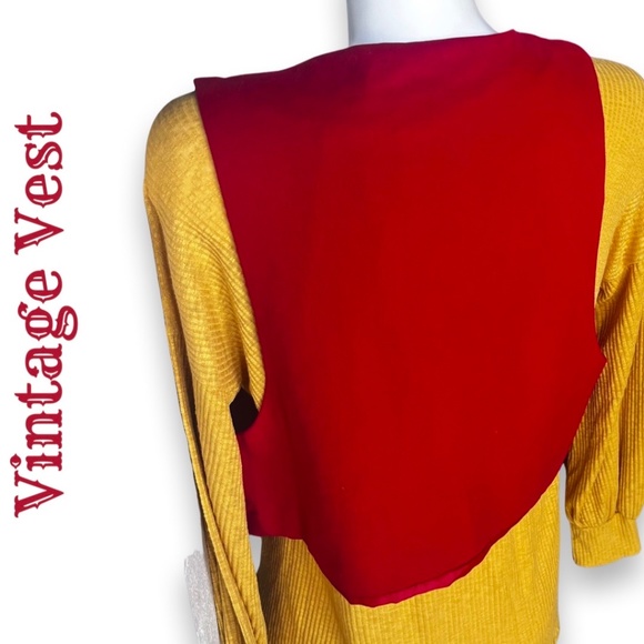 Hairston Roberson Ropa Southwest Vest. Vintage Boho - Picture 8 of 16